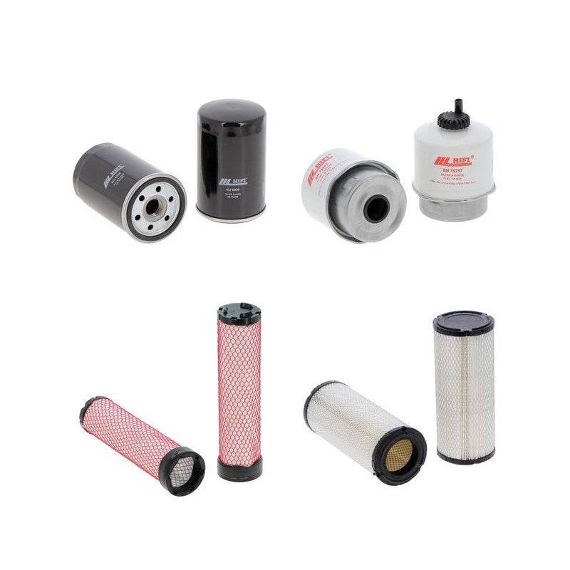 Jcb VMT 430-130 Engine Filter Kit with Kohler Kdw 2204/G engine 2013-