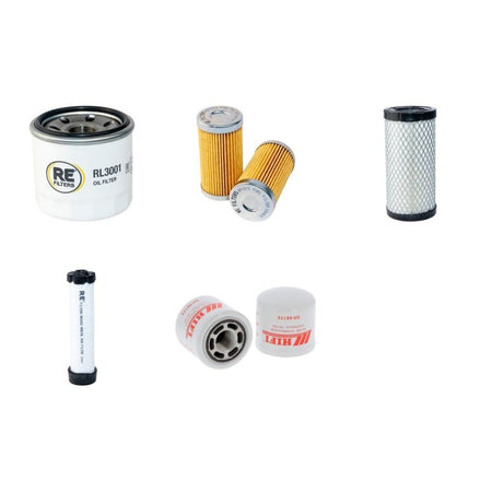 John Deere 2653A Filter Service Kit with John Deere 3008D002 Engine SN 080001-