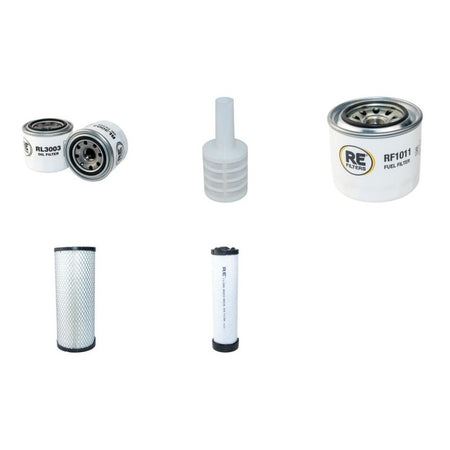 John Deere 3235C Filter Service Kit Air Oil Fuel Filters with Yanmar 3TNV84T Engine Year 2005-