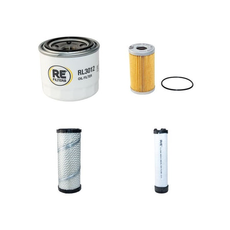 John Deere 4600 Filter Service Kit with Yanmar 4TNE84 Engine Air, Oil, Fuel Filters