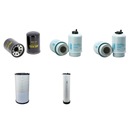 John Deere 548GIII Filter Service Kit Air Oil Fuel Filters with 6068TDW54 Engine SN 583532-586336 Year 2005-
