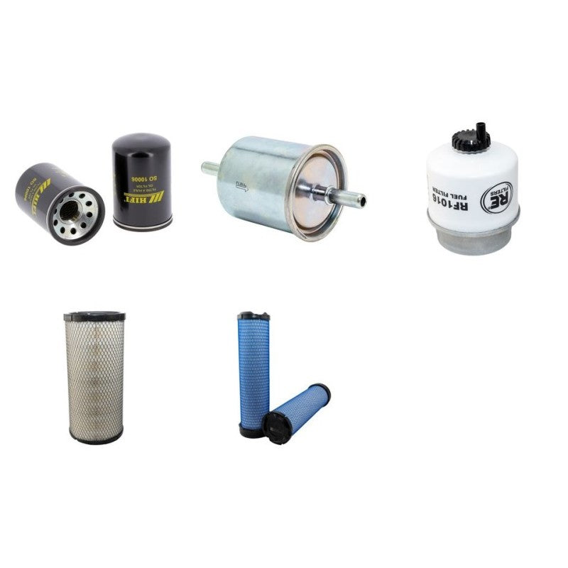 John Deere 5515F/V/HighCrop Filter Service Kit Air Oil Fuel Filters with J.D. 4045TAT70 Engine