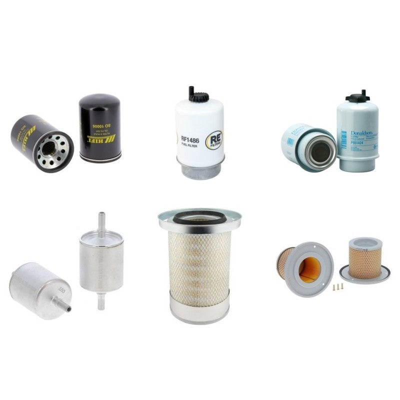 John Deere 6110 Filter Service Kit Air Oil Fuel Filters with J.D. 4045T Engine