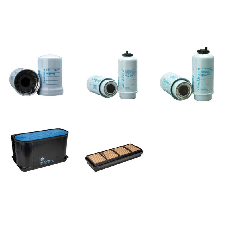John Deere 6140M Filter Service Kit with John Deere 6068H490 Engine Year 2013-