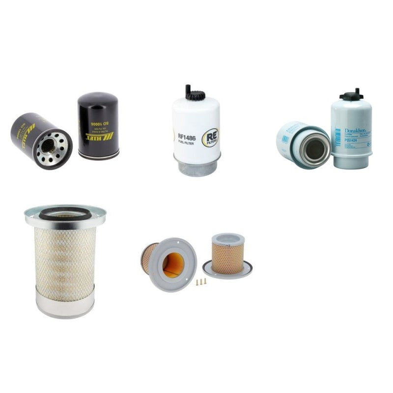 John Deere 6405 Filter Service Kit Air Oil Fuel Filters with John Deere 4045TL062 Engine