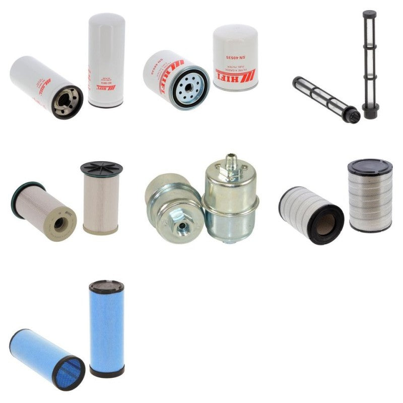 John Deere 9120 Engine Filter Kit with John Deere 6125HRW13 engine 2002-