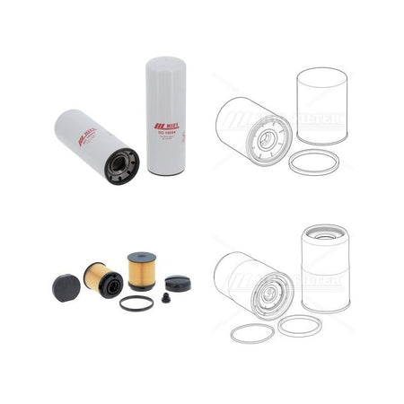 John Deere JD14X-6136/CI PowerTech Filter Kit 2025-