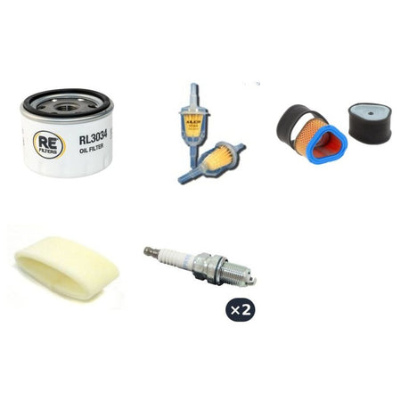 John Deere LX173 LX177 LT133 LT150 LT155 225 Filter Service Kit Air, Oil, Fuel