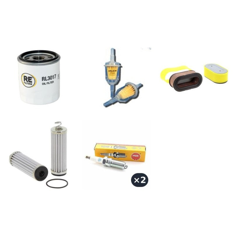 John Deere X520 Filter Service Kit with Kawasaki Engine