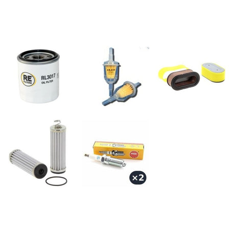 John Deere X520 Filter Service Kit with Kawasaki Engine