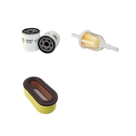 John Deere X540 Filter Service Kit Air Oil Fuel Filters with Kawasaki FC 731V Engine