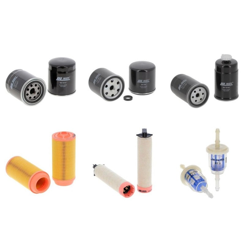 Kaeser M 30 Engine Filter Kit with Kubota D 1105-EF02 engine 2018-