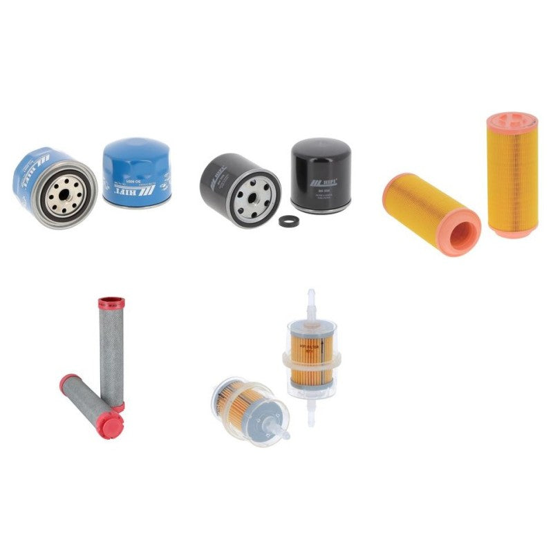 Kaeser M 52 Engine Filter Kit with Kubota V 2203 EU1 engine 2007-