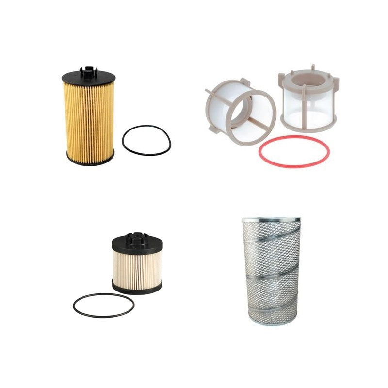 KAESSBOHRER PISTEN BULLY PB100 Filter Service Kit Air Oil Fuel Filters w/MERCEDES OM 904LA Eng. YR 1999-