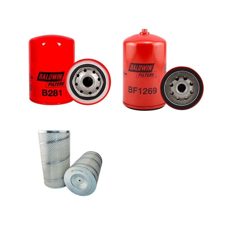 KAESSBOHRER PISTEN BULLY PB160 Filter Service Kit w/Vm Hr 694T Eng.