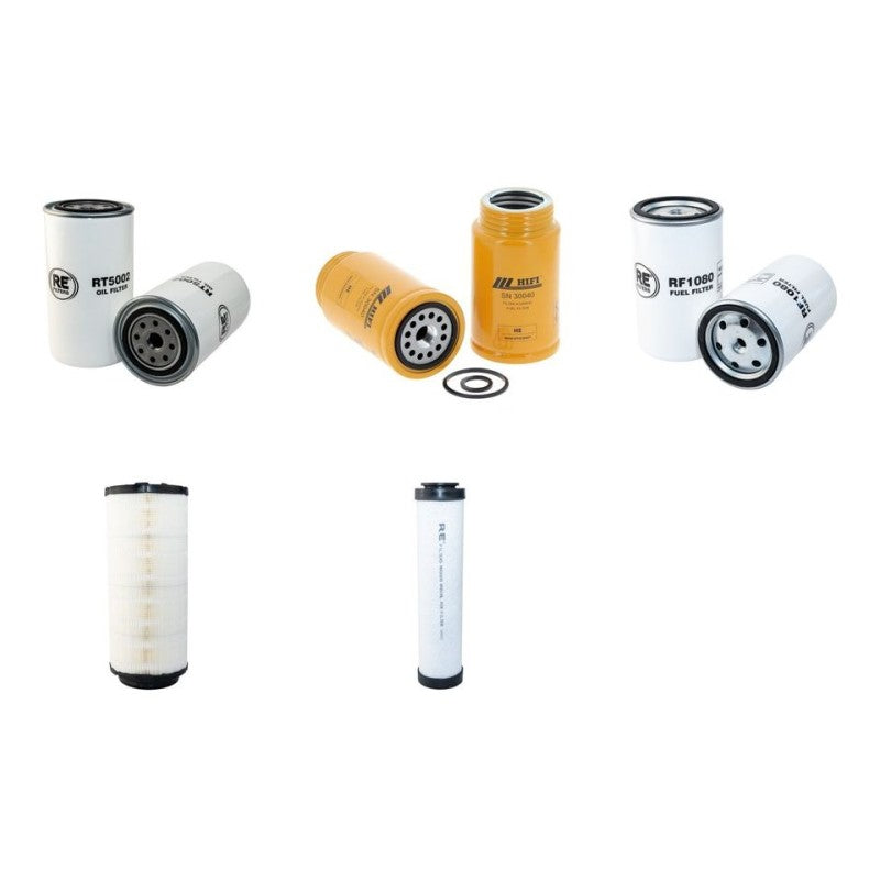 KAISER / KAMO S3 Filter Service Kit Air Oil Fuel Filters w/Perkins 1104D-E44TA Eng.