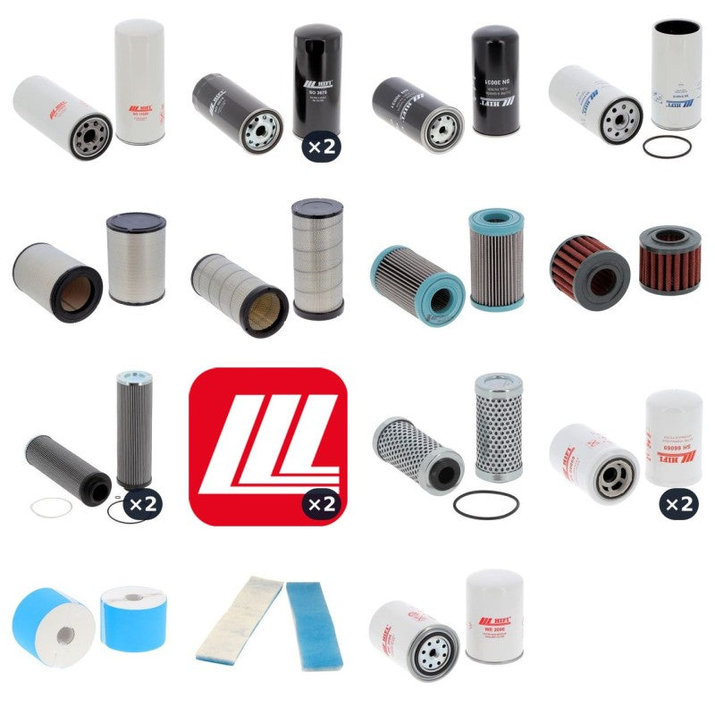 Kalmar DRF 450-60 S5 Filter Kit with Volvo Tad 1250 Ve engine 2008-