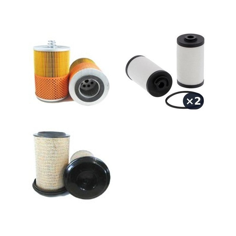 KASSBOHRER PB200D Filter Service Kit Air Oil Fuel Filters w/MERCEDES OM362LA Eng. 191 CH