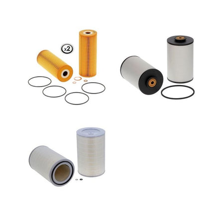 Kassbohrer S 309 HD TOP CLASS Engine Filter Kit with Mercedes Om 441 La engine 1992-1995