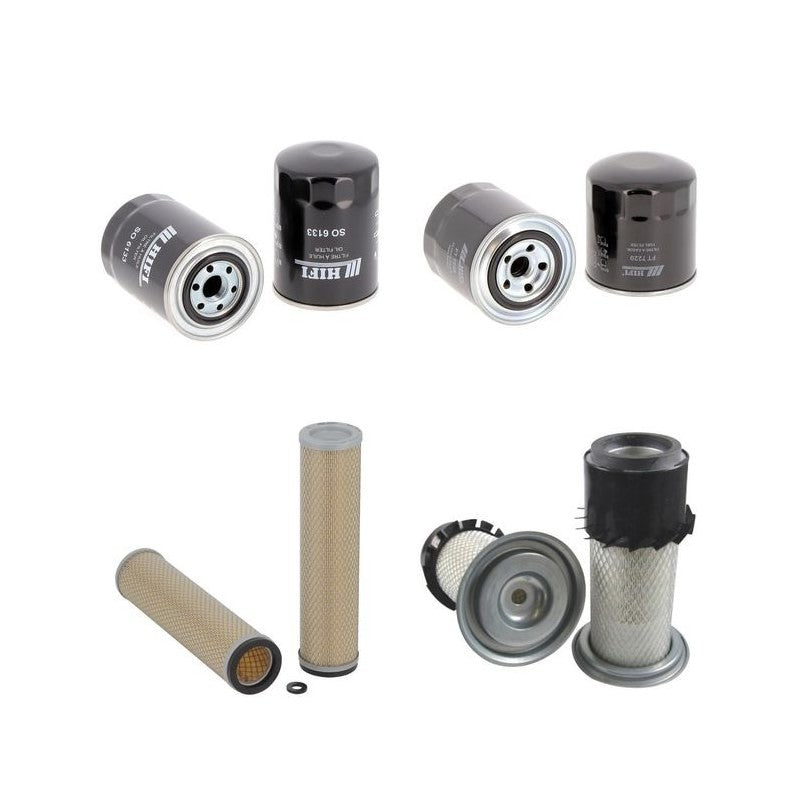 Kato 120 R Engine Filter Kit with Mitsubishi 4D34TLE2A engine