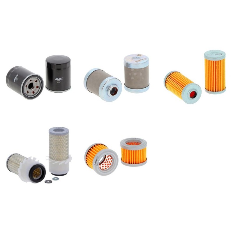 Kato HD 20 JX Engine Filter Kit with Isuzu engine