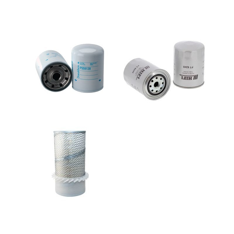 KAWASAKI 60ZIV-2 Filter Service Kit Air Oil Fuel Filters w/ISUZU Eng.