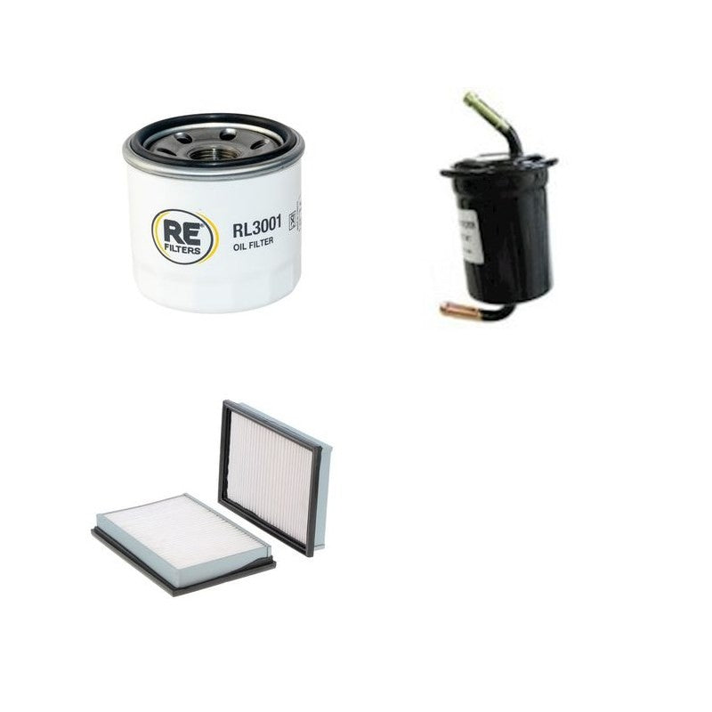 KIA 4X4 RETONA 2.0I Filter Service Kit w/ FED Eng. YR 05.00- 128 CH CE