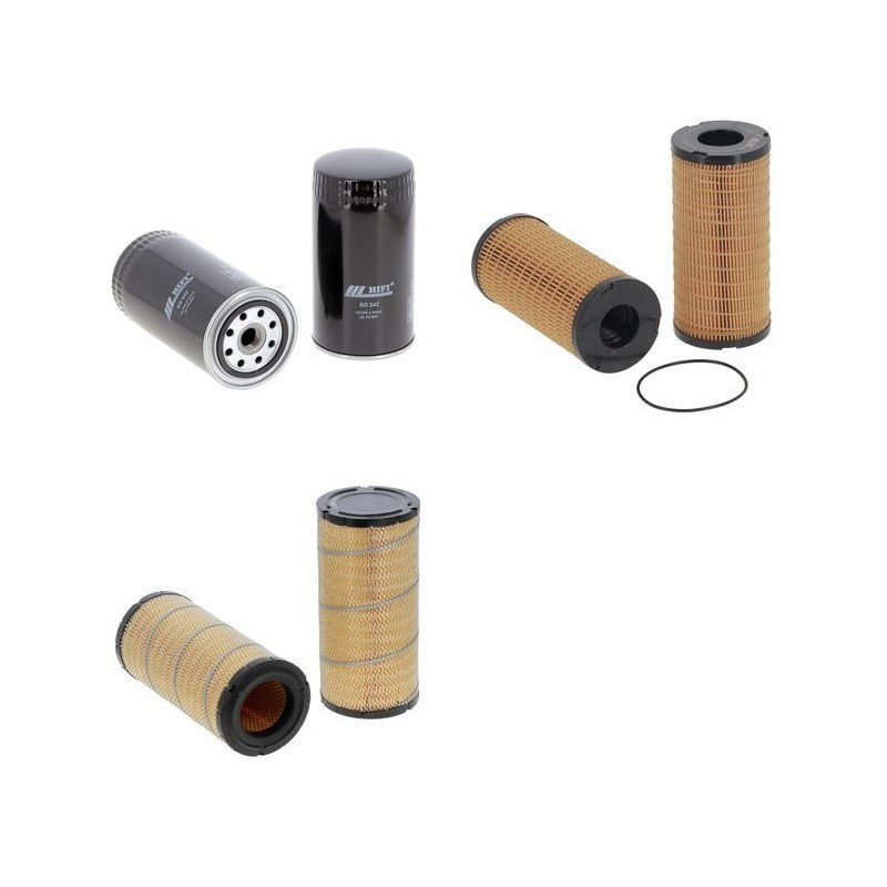 Kioti PX 9520 Engine Filter Kit with Perkins 1104C-44TTG engine 2015-