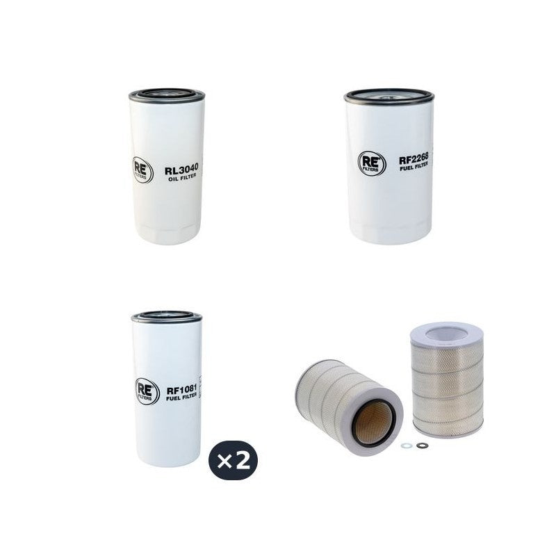 KLEMM KR806-3F Filter Service Kit w/Deutz TCD 6.1 L6 4V Eng.