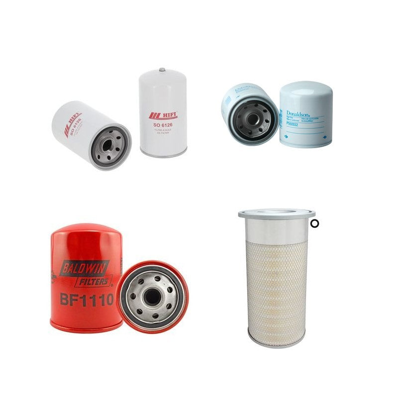 Kobelco 7045 Filter Service Kit Air Oil Fuel Filters with Mitsubishi Engine