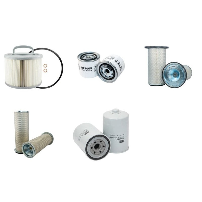 Kobelco Bagger SK150(LC) MarkIII Filter Service Kit with Isuzu 4BD1(B)T Engine