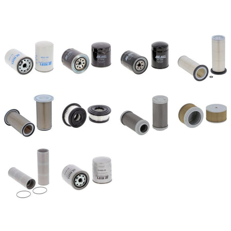 Kobelco K 907 MARK II Filter Kit with Mitsubishi engine