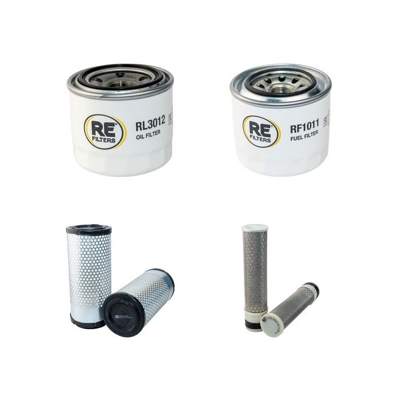 Kobelco - New Holland E25.2SR Filter Service Kit - Air, Oil, Fuel Filters