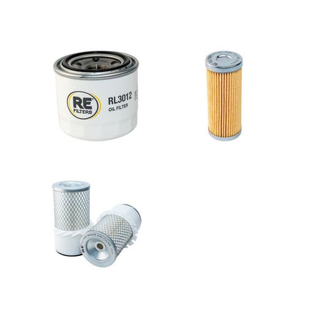Kobelco SK025 Filter Service Kit Air Oil Fuel Filters with Yanmar 3TNC78L Engine Serial No PV 06201-