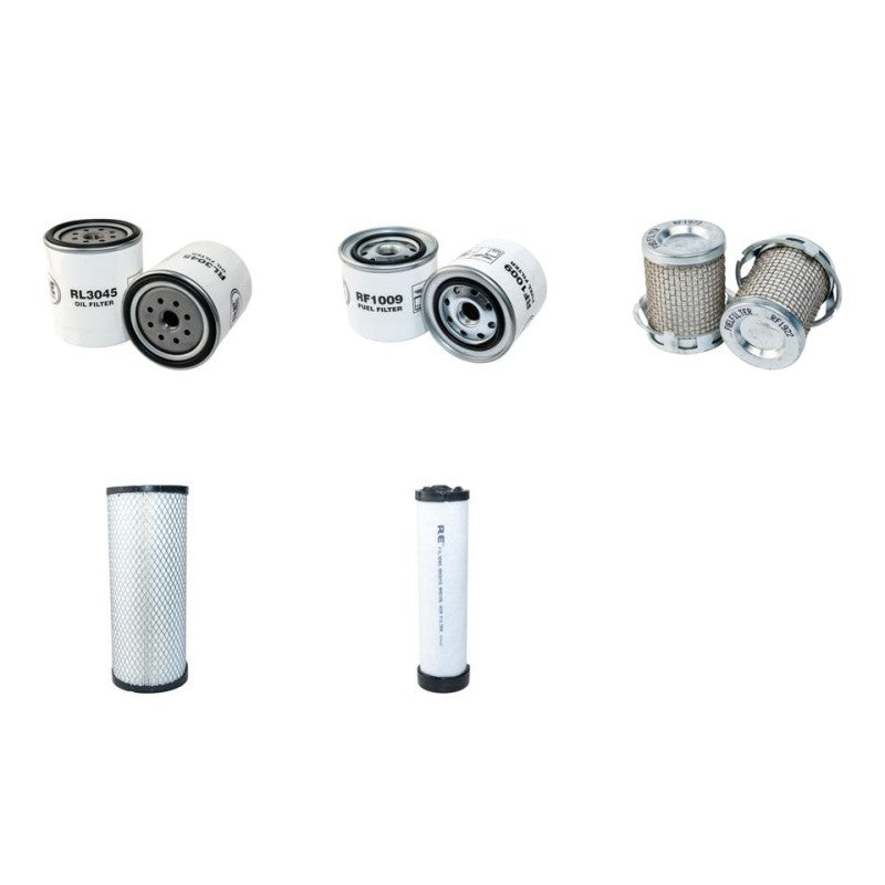 Kobelco SK070(SR) Filter Service Kit Air Oil Fuel Filters with Isuzu 4JB1 Engine Year 05-