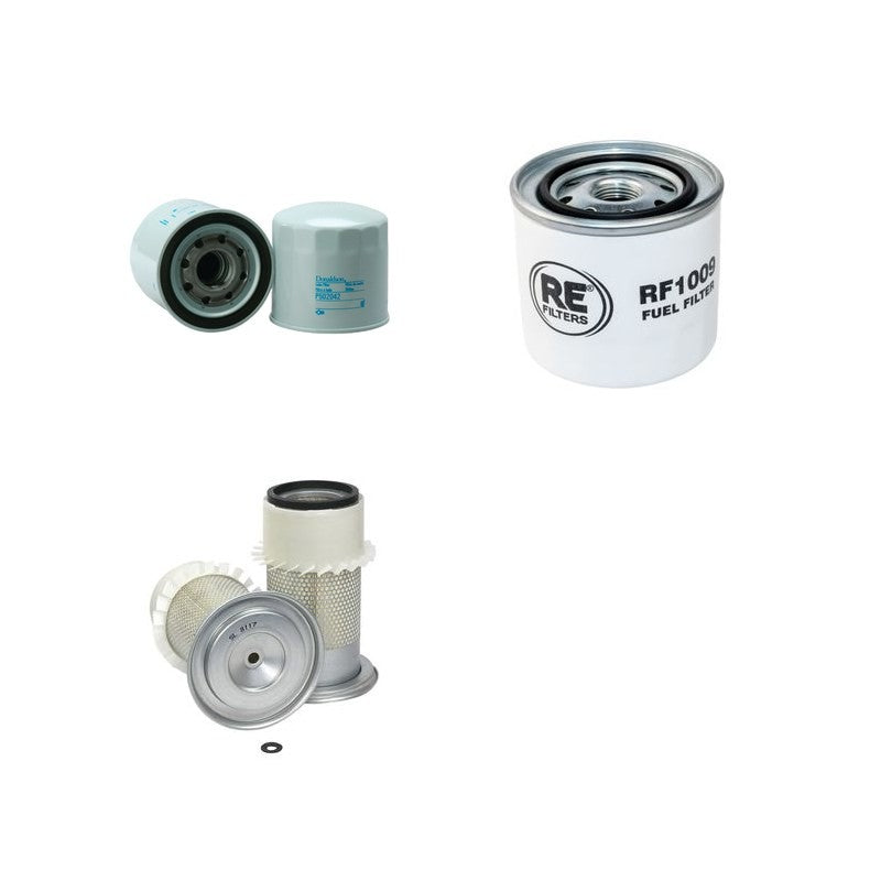 Kobelco SK100III Filter Service Kit with Isuzu 4BD1 Engine