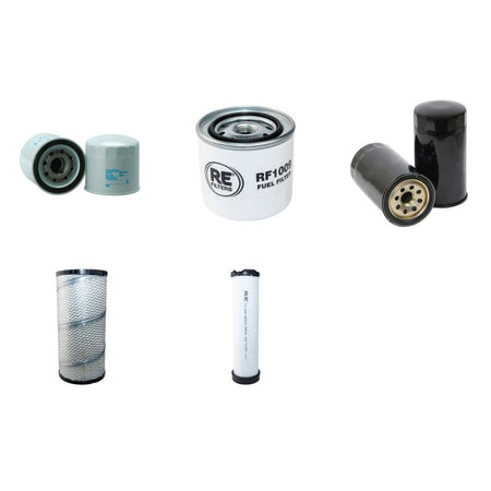Kobelco SK100V Filter Service Kit Air Oil Fuel Filters with Isuzu 4BG1 Engine