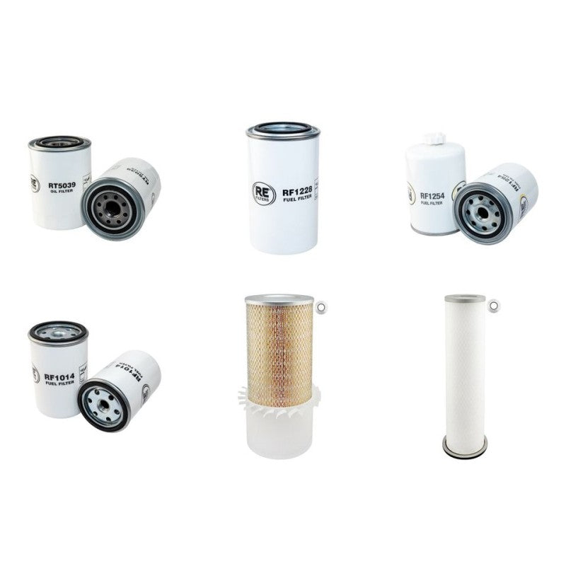 Kobelco SK130LC4 Filter Service Kit Air Oil Fuel Filters with Cummins 4BT4.9C Engine