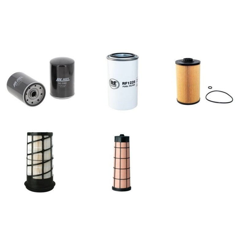Kobelco SK135SR-2 Filter Service Kit Air Oil Fuel Filters with Mitsubishi Engine