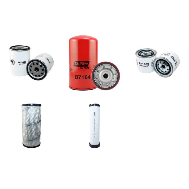 Kobelco SK135SR Filter Service Kit Air Oil Fuel Filters with Isuzu 4BG1T Engine