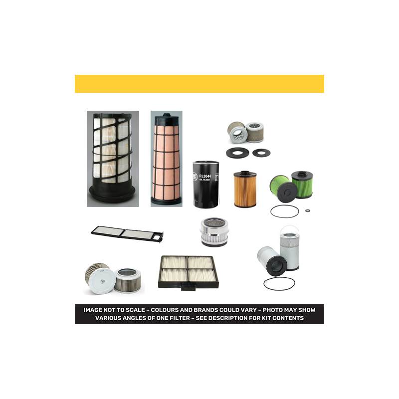 Kobelco SK140SR-5 Filter Service Kit with Isuzu AR-4JJ1XASK-01 Engine