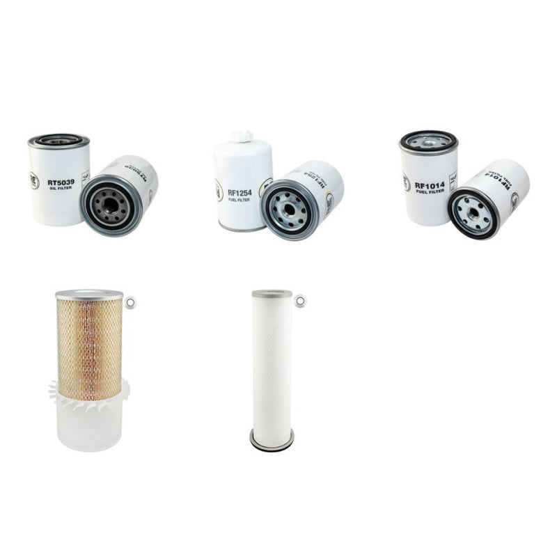 Kobelco SK160LC Filter Service Kit Air Oil Fuel Filters with Cummins 4BTA3.9 Engine