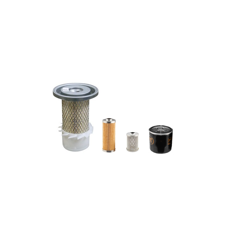 Kobelco SK17 Filter Service Kit Air Oil Fuel Filters with Yanmar 3TNE74 Engine