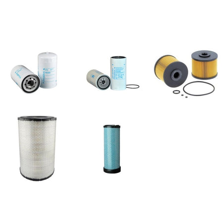 Kobelco SK260LC-9 Filter Service Kit Air Oil Fuel Filters with Hino J05E-TK Engine Serial No LL14-08003-