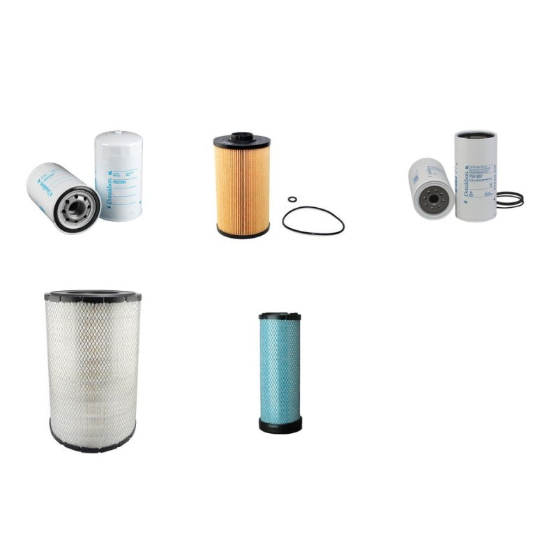 Kobelco SK350-10LC Filter Service Kit Air Oil Fuel Filters with Hino JO8EVV-KSDK Engine 290CH