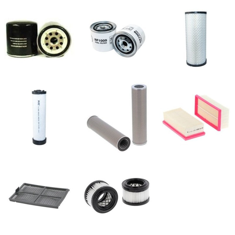 Kobelco SK70SR Filter Service Kit with Isuzu 4JB1 Engine Year -2004