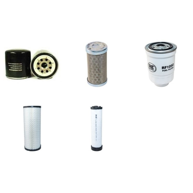 Kobelco SK75UR Filter Service Kit Air Oil Fuel Filters with Isuzu A4JB1.PYA Engine