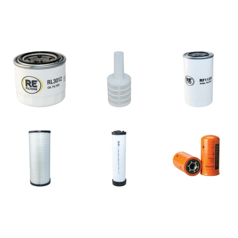 Komatsu CK20-1 Filter Service Kit with Komatsu 4D98 Engine Serial No F00003-2006-