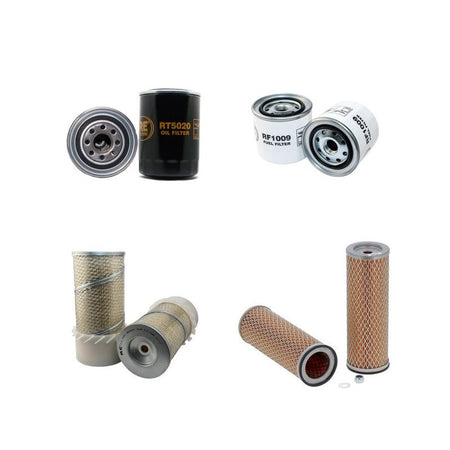 Komatsu D21A/S/P/Q/PL5Filter Service Kit Air Oil Fuel Filters with 4D94 Engine Serial No 45001-