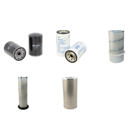 Komatsu D40PLL-3 Filter Service Kit with Komatsu 6D105 Engine